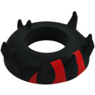 LEGO Head Top with Zabrak Horns with Darth Maul Pattern (12168 / 95747)